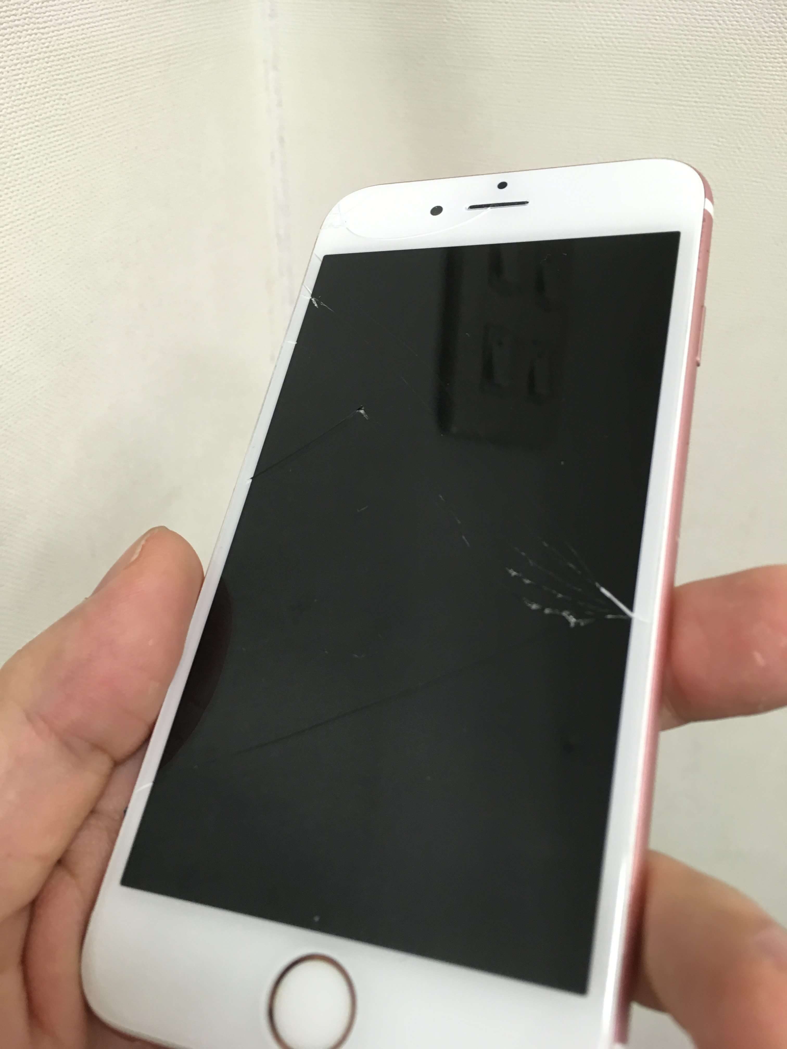 修理前：iPhone6sの修理ご依頼