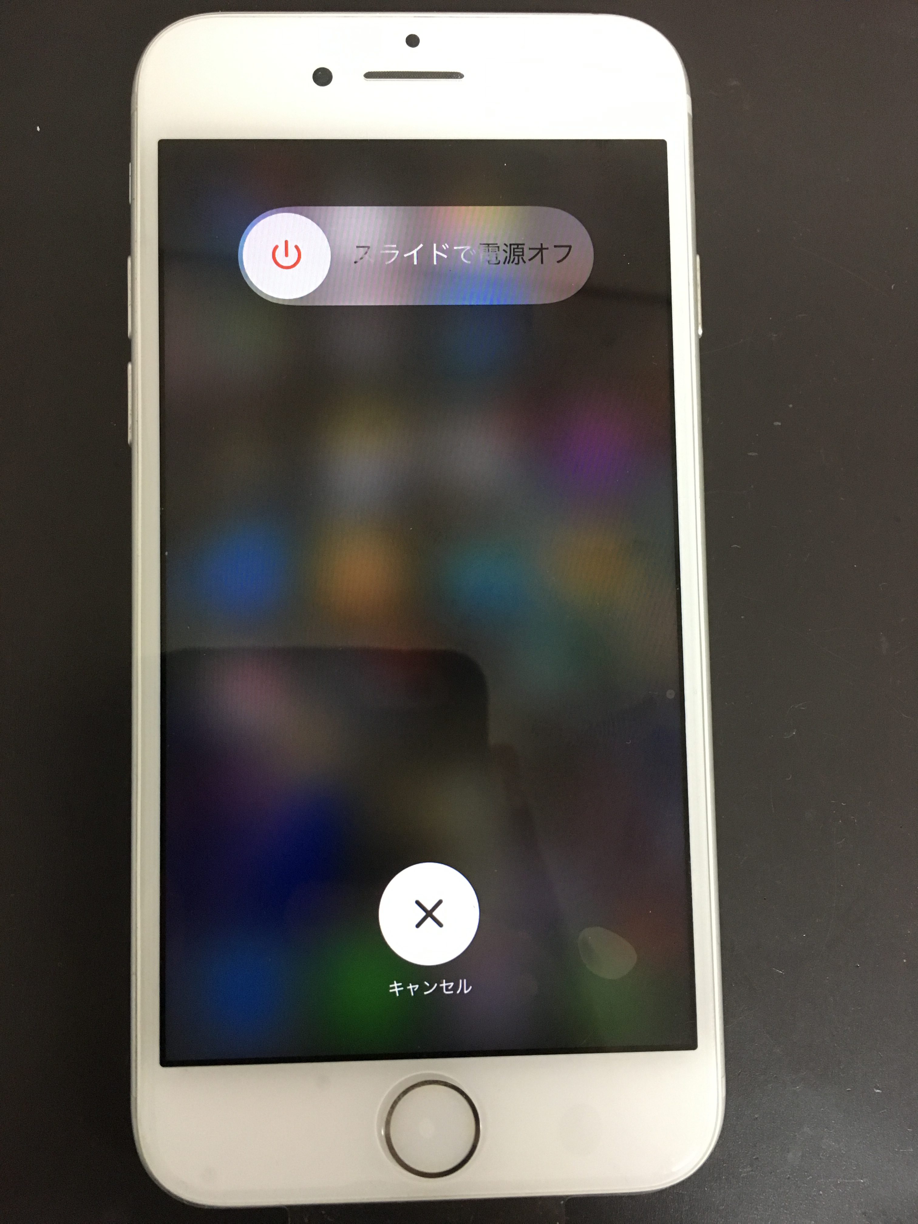 修理後：iPhone7ガラス+液晶画面交換修理