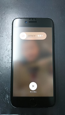 修理後：iphone7を投げてしまいガラスが割れ液晶も映らなくなってしまった画面交換
