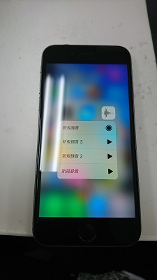 修理後：iphone6Sの液晶が急に液晶漏れを起こしてしまったので画面交換いたしました